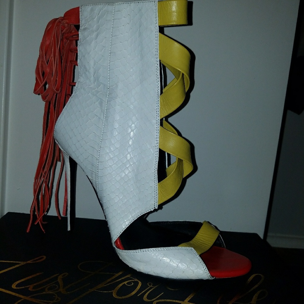 Lust for Life -Whip Snake-Skin Heels